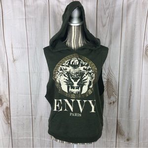 XXI Sleeveless Drop Arm Hoodie